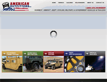 Tablet Screenshot of 4x4hummer.com